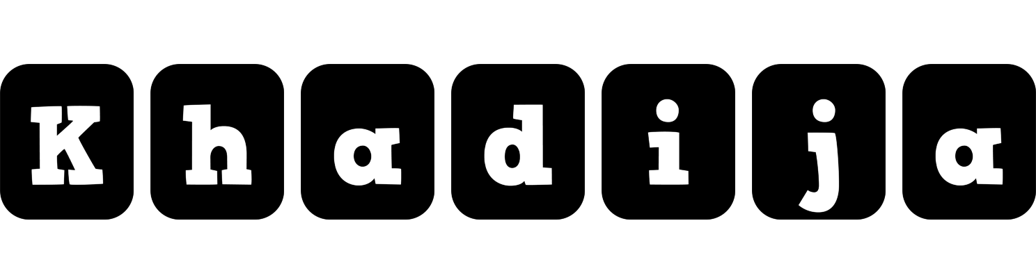 Khadija box logo