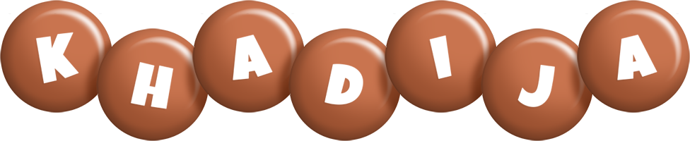 Khadija candy-brown logo