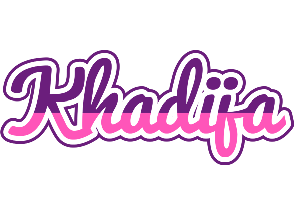 Khadija cheerful logo