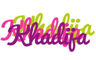 Khadija flowers logo