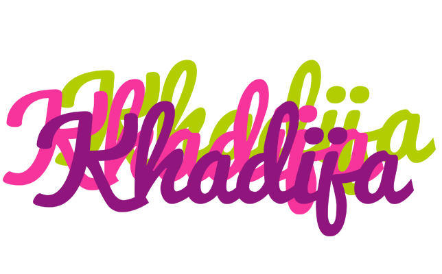 Khadija flowers logo