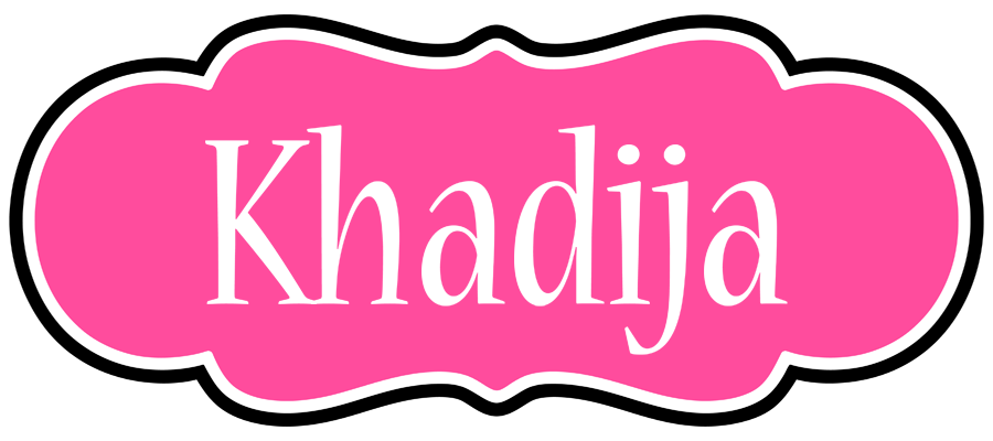 Khadija invitation logo
