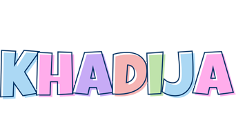 Khadija pastel logo