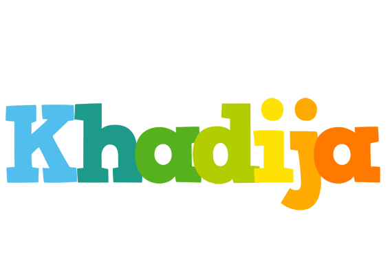Khadija rainbows logo