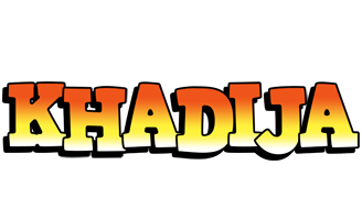 Khadija sunset logo