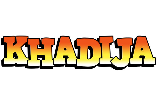 Khadija sunset logo