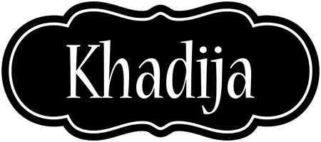 Khadija welcome logo