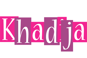Khadija whine logo