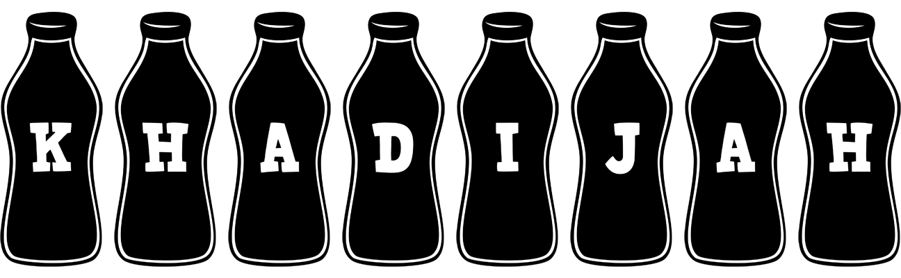 Khadijah bottle logo