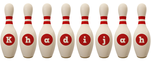 Khadijah bowling-pin logo