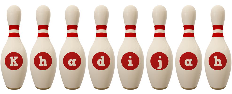 Khadijah bowling-pin logo