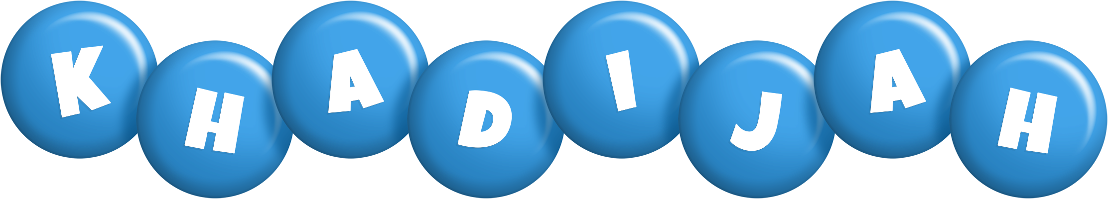 Khadijah candy-blue logo