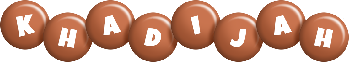 Khadijah candy-brown logo
