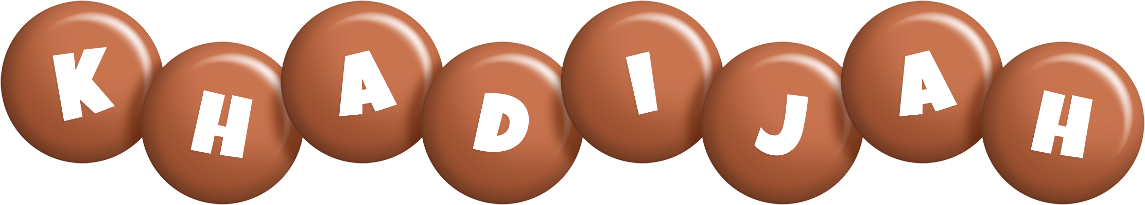 Khadijah candy-brown logo