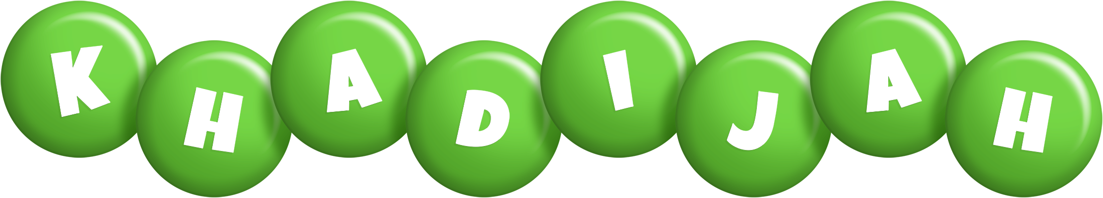 Khadijah candy-green logo