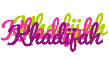 Khadijah flowers logo