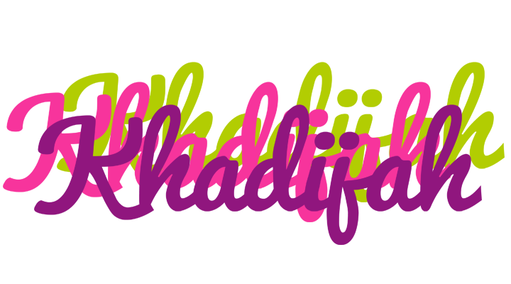 Khadijah flowers logo