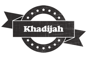 Khadijah grunge logo