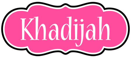 Khadijah invitation logo