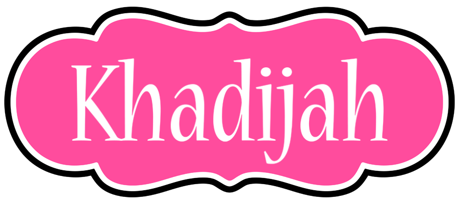 Khadijah invitation logo
