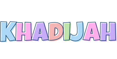 Khadijah pastel logo