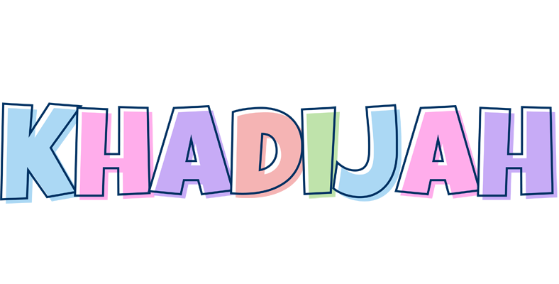 Khadijah pastel logo