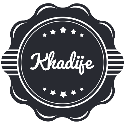 Khadije badge logo