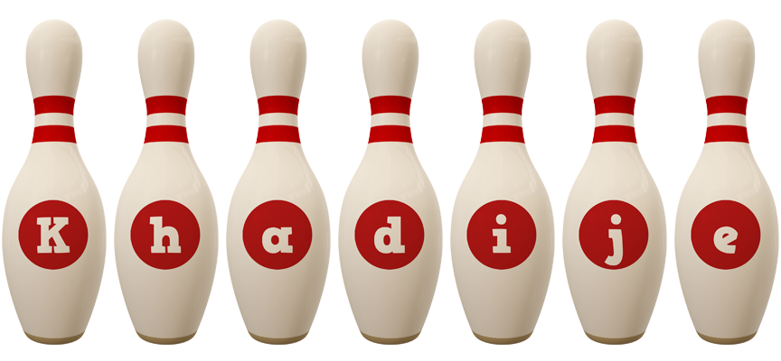 Khadije bowling-pin logo