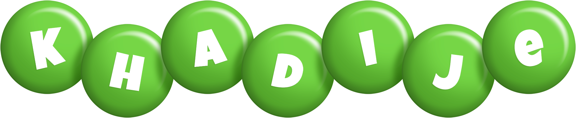 Khadije candy-green logo