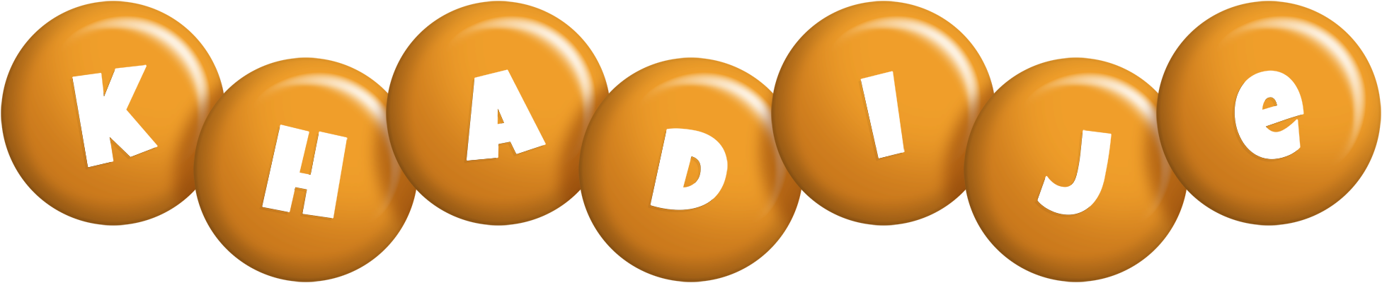 Khadije candy-orange logo