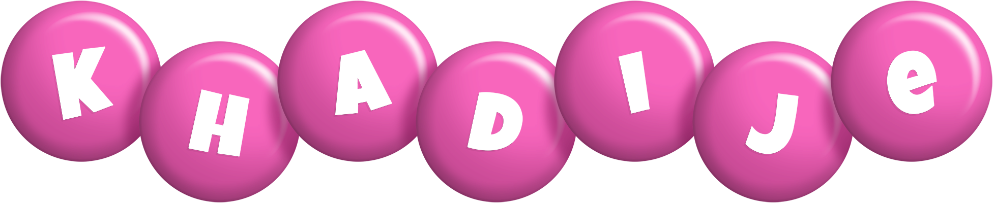 Khadije candy-pink logo