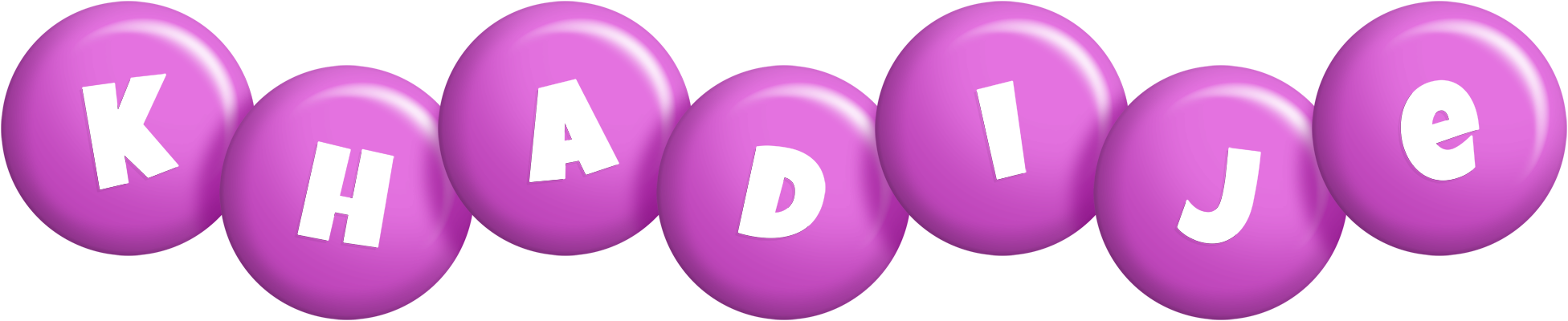 Khadije candy-purple logo