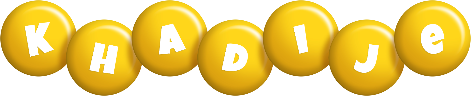 Khadije candy-yellow logo