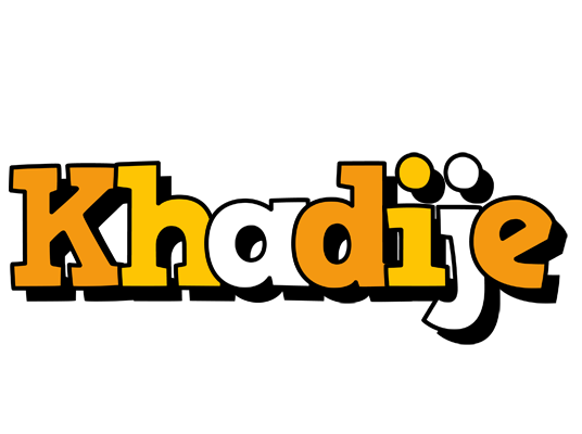 Khadije cartoon logo
