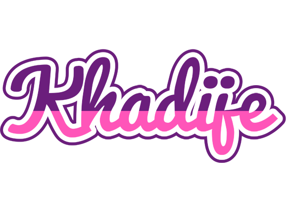 Khadije cheerful logo