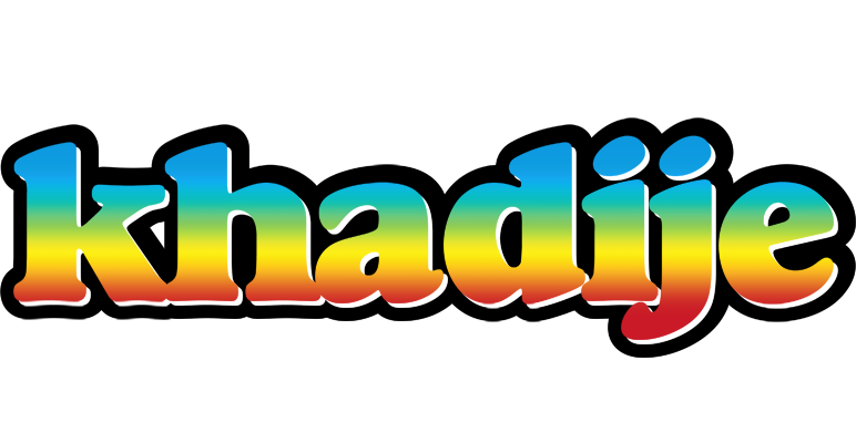 Khadije color logo