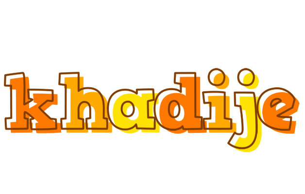 Khadije desert logo