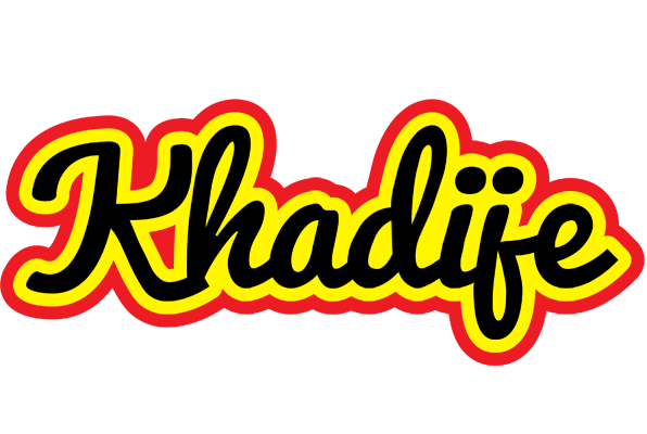 Khadije flaming logo