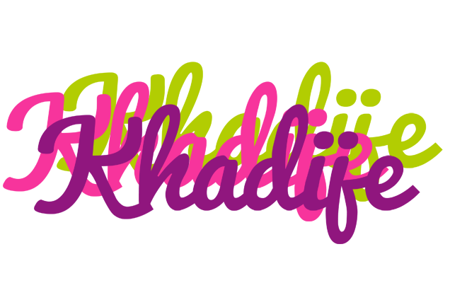Khadije flowers logo