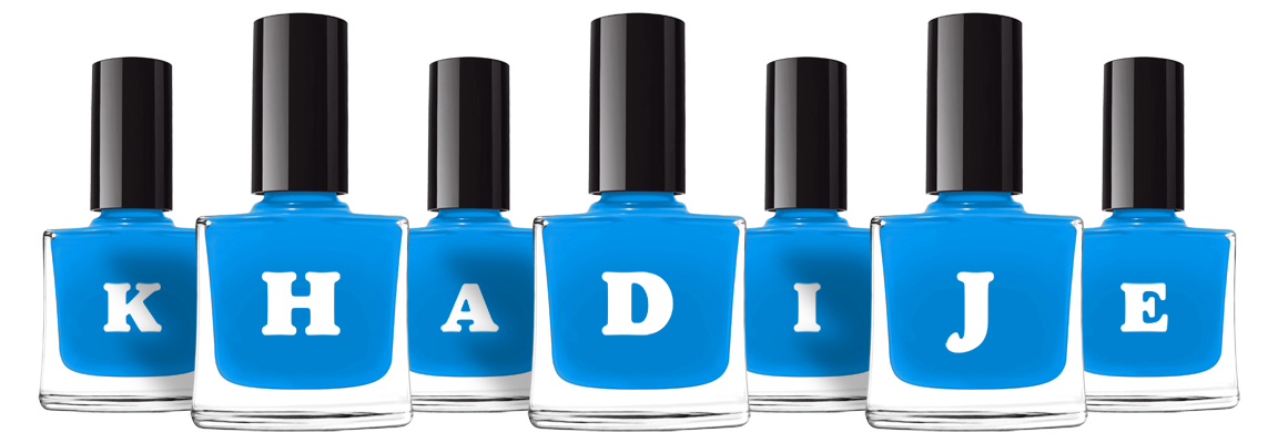 Khadije glossy logo