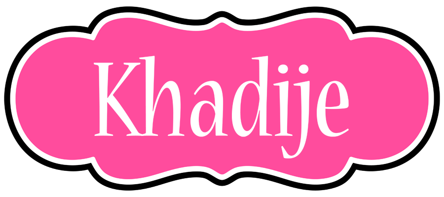 Khadije invitation logo