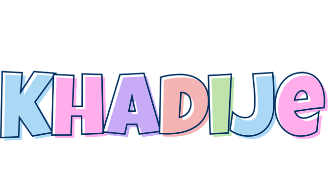 Khadije pastel logo