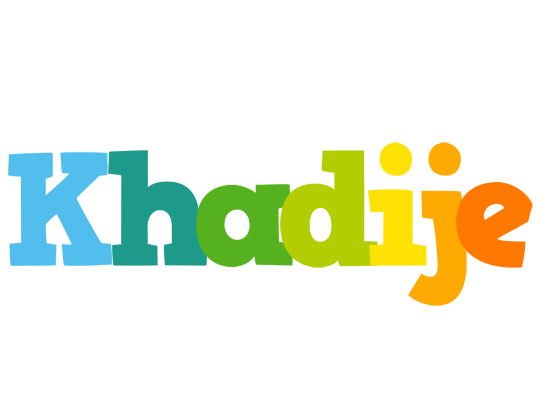 Khadije rainbows logo