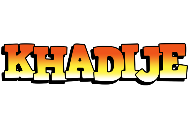 Khadije sunset logo