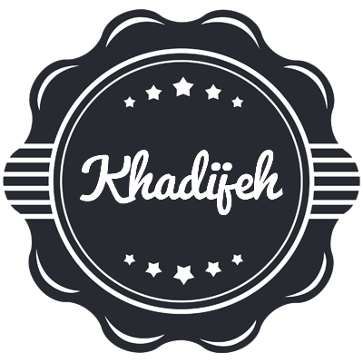 Khadijeh badge logo