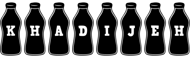 Khadijeh bottle logo