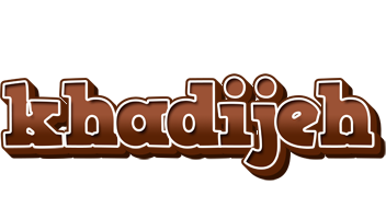 Khadijeh brownie logo