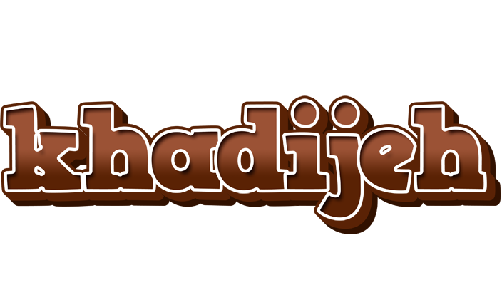 Khadijeh brownie logo