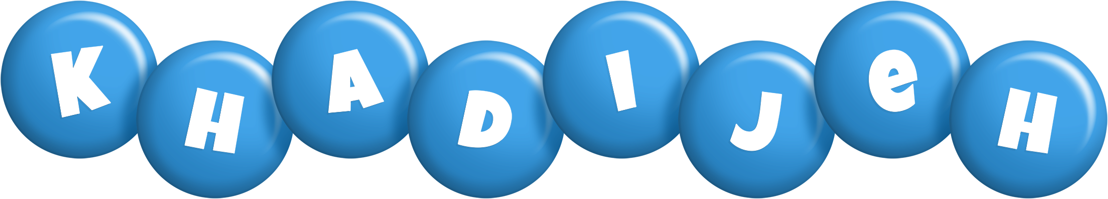 Khadijeh candy-blue logo
