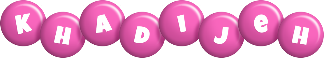 Khadijeh candy-pink logo